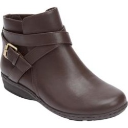 Women's The Bronte Bootie by Comfortview in Dark Brown (Size 9 1/2 M) found on Bargain Bro from Ellos for USD $75.99