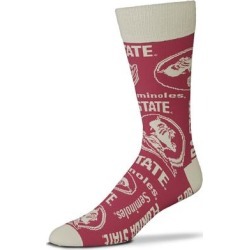 "For Bare Feet Florida State Seminoles Wall to Crew Socks"