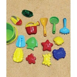 Small World Toys Water toys - 15-Piece Bucket Playset