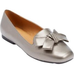 Women's The Rafika Flat by Comfortview in Gunmetal (Size 8 1/2 M) found on Bargain Bro from Ellos for USD $68.39