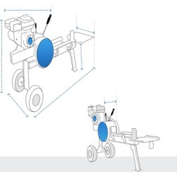 Custom Log Splitter Covers - Kinetic Gas Log Splitter