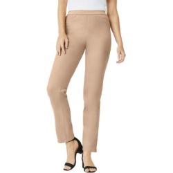 Plus Size Women's Straight Leg Stretch Denim Jeggings by Jessica London in New Khaki (Size 18) Jeans Legging found on Bargain Bro Philippines from Ellos for $26.99