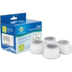 Drinkwell Pagoda & Avalon Fountain Replacement Filters, 4 pack