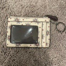 Coach Bags | Coach Xsmall Keychain Wallet | Color: Cream/Tan | Size: Os found on Bargain Bro Philippines from poshmark, inc. for $20.00