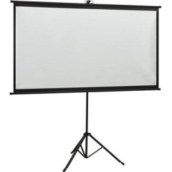 Inbox Zero Bolingbrook Portable Tripod Projector Screen in White, Size 53.15 H x 88.98 W in | Wayfair EDDFF26A9B1F495C9A964D02B69F50AC found on Bargain Bro Philippines from Wayfair for $91.99