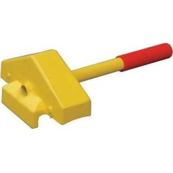 ZORO SELECT 22XW91 Rail Car Wheel Chock,Steel,Yellow found on Bargain Bro from Zoro Tools Industrial Supplies for USD $46.20