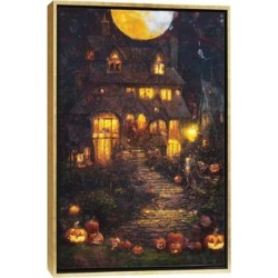 iCanvas "Halloween At The Witch's House" by Maximiliano Casa