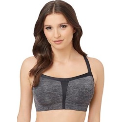 Plus Size Women's Hi-Impact Sports Bra by Le Mystere in Charcoal (Size 32 E) found on Bargain Bro from fullbeauty for USD $47.12