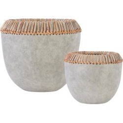 Uttermost Aponi Concrete Ray Bowls (Set of 2)