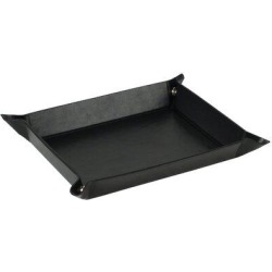 WOLF Heritage Coin Tray Faux Leather/Fabric in Black, Size 1.38 H x 9.38 W x 7.0 D in | Wayfair 290002 found on Bargain Bro Philippines from Wayfair for $52.99