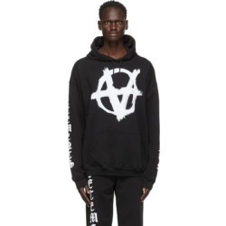 Black Anarchy Gothic Logo Hoodie - Black - Vetements Sweats