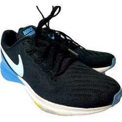 Nike Shoes | Nike Air Zoom Structure 22 Running Shoes Black And Blue Color Way 8 Sneakers | Color: Black/Blue | Size: 8