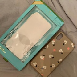 Kate Spade Accessories | Kate Spade Breezy Floral Ditsy Iphone Xs Max Case | Color: Cream/White | Size: Xs Max found on Bargain Bro from poshmark, inc. for USD $19.00