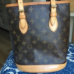 Louis Vuitton Bags | Gorgeous Vintage Bucket Bag Louis Vuitton, Golden Patina | Color: Brown/Tan | Size: Med