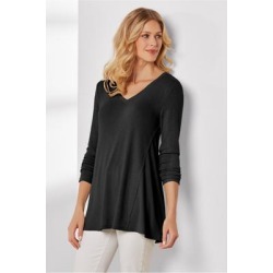 Women's Favorite Weekend Top by Soft Surroundings, in Black size XS (2-4)