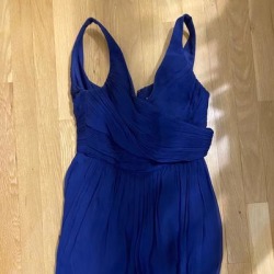 J. Crew Dresses | Blue J Crew- Cocktail Dressbridesmaid Dress | Color: Blue | Size: 4 found on Bargain Bro Philippines from poshmark, inc. for $50.00