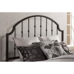 Copper Grove Fallingbostel Distressed Black Metal Traditional Headboard (Frame Not Included)
