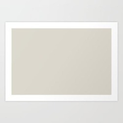 Off White Single Solid Color Coordinates With Balboa Mist Oc-27 - Trending Color Art Print by Simply Solids - Solid Colors For Those T - X-Small