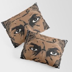 King J King Size Pillow Sham by Inomusiki - STANDARD SET OF 2 - Cotton