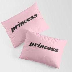 Princess King Size Pillow Sham by Typutopia - STANDARD SET OF 2 - Cotton