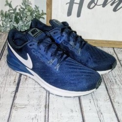 Nike Shoes | Men's Nike Air Zoom Structure 22 Blue Running Shoe | Color: Blue/White | Size: 8.5