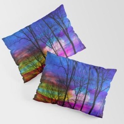 Moon King Size Pillow Sham by Haroulita - STANDARD SET OF 2 - Cotton
