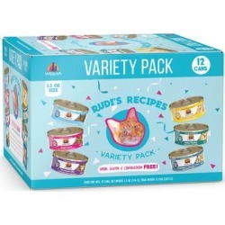 Weruva Classics Rudi's Recipes Variety Pack Wet Cat Food, 5.5 oz., Count of 12
