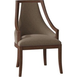 Fairfield Chair Palmer Upholstered Arm Chair Fabric in Yellow/Brown, Size 38.5 H x 24.0 W x 24.0 D in | Wayfair 8749-04_ 3162 08_ Walnut found on Bargain Bro from Wayfair for USD $1,003.19
