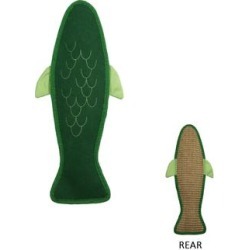 Petstages Felt Sisal Fish Scratcher Cat Toys, Medium