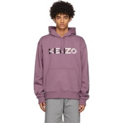 Purple Oversized Logo Hoodie - Purple - KENZO Sweats