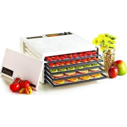 Excalibur Black Door Electric Food Dehydrator, 5-Tray, White (Discontinued by), Medium - 19 x 17 x 8.5 inches