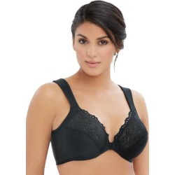 Plus Size Women's Wonderwire® Front-Close Underwire Bra 1245 by Glamorise in Black (Size 46 G) found on Bargain Bro from Ellos for USD $37.99