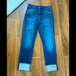 Madewell Jeans | Madewell High Rise Slim Boy Jeans | Color: Blue | Size: 25 found on Bargain Bro Philippines from poshmark, inc. for $35.00
