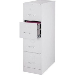 Symple Stuff Jolene 4-Drawer Vertical Filing Cabinet in Gray, Size 52.0 H x 15.0 W x 25.0 D in | Wayfair 5B4F34348B274C70A30460FA6736A7E8 found on Bargain Bro from Wayfair for USD $250.79