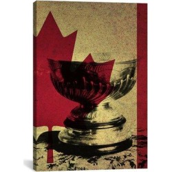 Winston Porter Canada Hockey, Stanley Cup - Graphic Art Print on Canvas & Fabric, Size 12