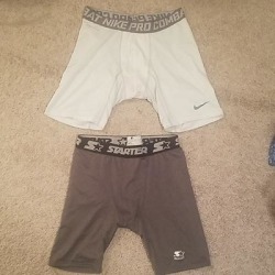 Nike Bottoms | Athletic Briefs | Color: Gray/White | Size: Xlb found on MODAPINS