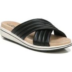 Wide Width Women's Panama Padded Slide Sandal by LifeStride in Black (Size 7 W) found on Bargain Bro Philippines from Jessica London for $46.99