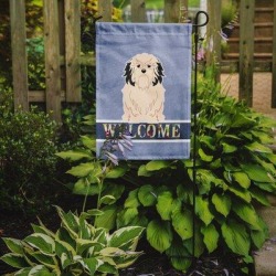 Winston Porter Welcome 2-Sided Polyester Flag in Indigo, Size 15.0 H x 11.0 W in | Wayfair 5E0E3A394F73444AA16E6BC112521AAB found on Bargain Bro from Wayfair for USD $22.03