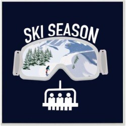 Stupell Industries Ski Season Phrases Sports Goggles Snowboard Slopes Blue Wall Plaque Art By Ashley Singleton Wood in Brown | Wayfair found on Bargain Bro from Wayfair for USD $28.87