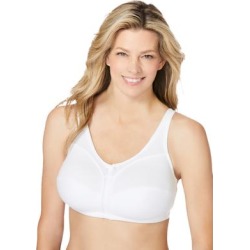 Plus Size Women's Cotton Wireless Bra by Comfort Choice in White (Size 50 D) found on Bargain Bro from fullbeauty for USD $15.95