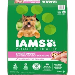 Iams ProActive Health with Real Chicken Small & Toy Breed Adult Dry Dog Food, 15 lbs.