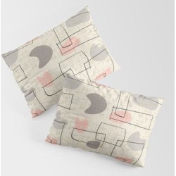 Savo King Size Pillow Sham by Theaov - STANDARD SET OF 2 - Cotton