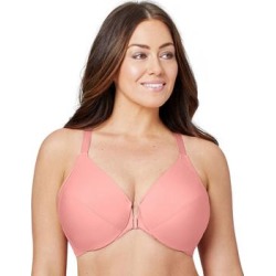 Plus Size Women's FRONT CLOSE WONDERWIRE BRA 1247 by Glamorise in Apricot (Size 34 F) found on Bargain Bro from Ellos for USD $41.79