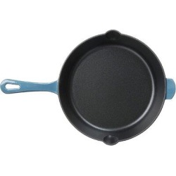 Newdatatrade Cast Iron Frying Pan Cast Iron in Black/Gray | Wayfair LIQ749HFOSEWS7R1YS