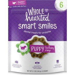 WholeHearted Smart Smiles Dental Treats for Puppies, 5.1 oz.