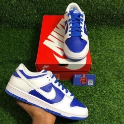Nike Shoes | 2022 Nike Dunk Low Racer Blue | Color: Blue/White | Size: 8