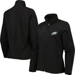 Women's Dunbrooke Black Philadelphia Eagles Sonoma Softshell Full-Zip Jacket found on Bargain Bro from nflshop.com for USD $68.39