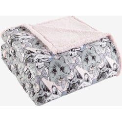 Micro Flannel Reverse to Sherpa Blanket by Shavel Home Products in Cat Collage (Size KING)