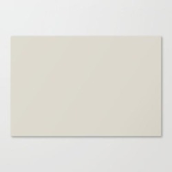 Off White Single Solid Color Coordinates With Balboa Mist Oc-27 - Trending Color Canvas Print by Simply Solids - Solid Colors For Those T - LARGE