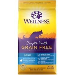 Wellness Complete Health Natural Grain Free Chicken & Chicken Meal Recipe Dry Cat Food, 5.5 lbs.